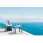 Столик пластиковый для лежака Siesta Contract Ocean Side Table пластик серебристый Фото 5