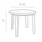 Стол пластиковый обеденный Siesta Garden Tables пластик белый Фото 2