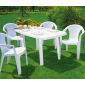 Стол пластиковый обеденный Siesta Garden Tables пластик белый Фото 3