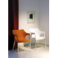 Кресло пластиковое Resol Pole armchair алюминий, полипропилен оранжевый Фото 2