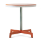 Стол пластиковый обеденный Resol Table sputnik pedestal base + H2O table top алюминий, полипропилен оранжевый Фото 2