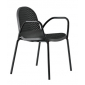 Кресло пластиковое Resol Nervi chair алюминий, полипропилен черный Фото 2