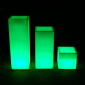 Кашпо пластиковое светящееся LED Vertical полиэтилен белый Фото 10