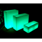 Кашпо пластиковое светящееся LED High полиэтилен белый Фото 12
