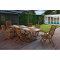 Стул деревянный складной Garden Relax Noemi акация натуральный Фото 5