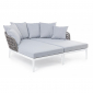 Комплект мебели Garden Relax Pelican алюминий/полиэстр белый/серый Фото 2