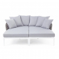 Комплект мебели Garden Relax Pelican алюминий/полиэстр белый/серый Фото 3