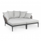 Комплект мебели Garden Relax Pelican алюминий/искусственный ротанг антрацит/серый Фото 1