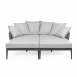 Комплект мебели Garden Relax Pelican алюминий/искусственный ротанг антрацит/серый Фото 2
