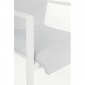 Кресло металлическое текстиленовое Garden Relax Grayson алюминий, текстилен белый Фото 6