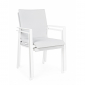 Кресло металлическое текстиленовое Garden Relax Grayson алюминий, текстилен белый Фото 7