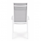 Кресло металлическое текстиленовое Garden Relax Grimsey алюминий, текстилен белый Фото 3