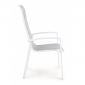 Кресло металлическое текстиленовое Garden Relax Grimsey алюминий, текстилен белый Фото 4