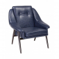 Кресло винтажное Garden Relax Magnum металл/искусственная кожа синий Фото 1