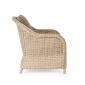 Кресло плетеное с подушкой Garden Relax Aditya алюминий, искусственный ротанг бежевый Фото 5