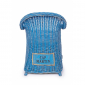 Кресло плетеное с подушкой Garden Relax Martin натуральный ротанг синий Фото 4
