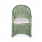 Кресло плетеное с подушкой Garden Relax Martin натуральный ротанг зеленый Фото 3