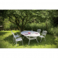 Кресло металлическое Garden Relax Ivrea алюминий белый Фото 9