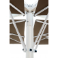 Зонт профессиональный двухкупольный 3х6 м Scolaro Alu Double Starwhite алюминий, акрил белый, бордовый Фото 6