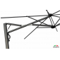 Зонт профессиональный 3.5х3.5 м Scolaro Astro Carbon алюминий, акрил графит, слоновая кость Фото 9