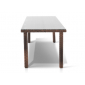 Стол плетеный со стеклом 4SIS Макиато алюминий, искусственный ротанг, закаленное стекло коричневый Фото 4