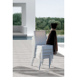 Кресло плетеное с подушкой JOYGARDEN Milano алюминий, искусственный ротанг белый Фото 4