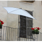 Зонт садовый с поворотной рамой Maffei Border сталь, дралон Фото 2