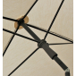 Зонт садовый с поворотной рамой Maffei Border сталь, дралон Фото 8