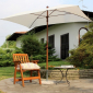 Зонт садовый Maffei Madera алюминий, полиэстер Фото 4