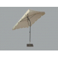 Зонт садовый с поворотной рамой Maffei Allegro сталь, полиэстер белый Фото 4
