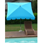 Зонт садовый с поворотной рамой Maffei Allegro сталь, TexMa бирюзовый Фото 5