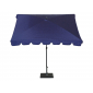 Зонт садовый с поворотной рамой Maffei Allegro сталь, дралон синий Фото 1