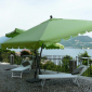 Зонт садовый двухкупольный Maffei Allegro TWIN алюминий, дралон светло-зеленый Фото 4