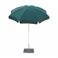 Зонт садовый с поворотной рамой Maffei Novara сталь, полиэстер зеленый Фото 2