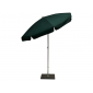 Зонт пляжный с поворотной рамой Maffei Venezia сталь, хлопок белый, зеленый Фото 6