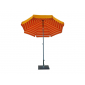 Зонт пляжный с поворотной рамой Maffei Venezia сталь, хлопок белый, желтый Фото 1
