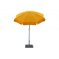 Зонт пляжный с поворотной рамой Maffei Venezia сталь, хлопок белый, желтый Фото 7