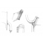 Кресло пластиковое Nardi Trill Armchair стеклопластик антрацит Фото 4