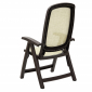 Кресло пластиковое складное Nardi Delta полипропилен, текстилен кофе, бежевый Фото 4