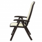 Кресло пластиковое складное Nardi Delta полипропилен, текстилен кофе, бежевый Фото 6