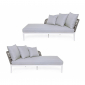Комплект мебели Garden Relax Pelican алюминий/полиэстр белый/серый Фото 11