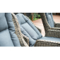 Кресло плетеное с подушками Besta Fiesta Верона алюминий, искусственный ротанг, ткань коричневый Фото 8