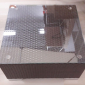 Столик плетеный журнальный со стеклом Lexus Лаунж алюминий, искусственный ротанг венге Фото 3