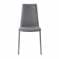 Стул с обивкой Scab Design Mannequin Pop 4 legs сталь, технополимер, ткань антрацит, серый Фото 3