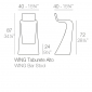Стул пластиковый барный Vondom Wing Basic полиэтилен Фото 2