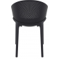 Кресло пластиковое Siesta Contract Sky стеклопластик, полипропилен черный Фото 11