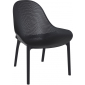 Лаунж-кресло пластиковое Siesta Contract Sky Lounge стеклопластик, полипропилен черный Фото 1