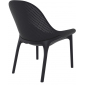 Лаунж-кресло пластиковое Siesta Contract Sky Lounge стеклопластик, полипропилен черный Фото 7