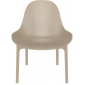 Лаунж-кресло пластиковое Siesta Contract Sky Lounge стеклопластик, полипропилен бежевый Фото 5