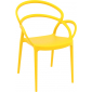 Кресло пластиковое Siesta Contract Mila стеклопластик желтый Фото 1